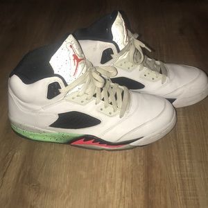 Air Jordan 5 White/Infrared 23